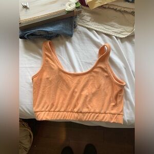 Primark Orange Cropped Bra / Tank Top